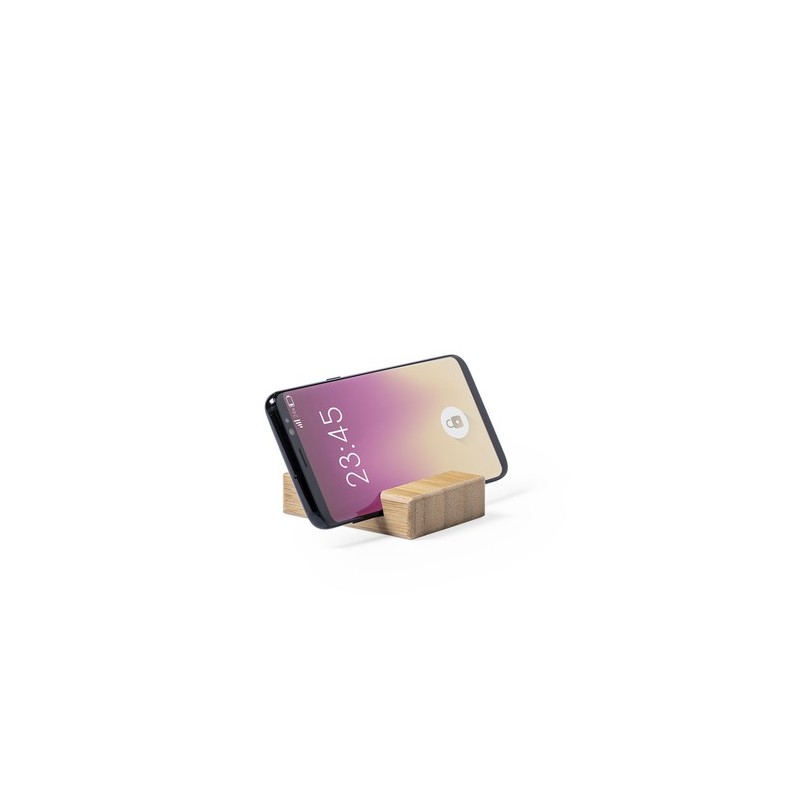 Support de bureau personnalisé en bambou - Delim pas cher Matières : bambou marquage laser ultra précis