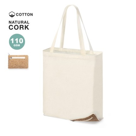 Sac Pliable Personnalisé Idéal pour le Shopping - Charel Matières : liège Couleurs : naturel personnalisable avec votre logo