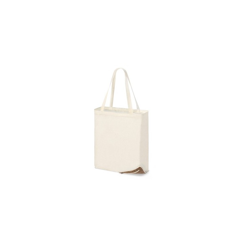 Sac Pliable Personnalisé Idéal pour le Shopping - Charel Matières : liège Couleurs : naturel cadeau entreprise pas cher