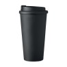 Gobelet double paroi isotherme personnalisable 475 ml - TUESDAY Matières : polypropylène (PP) Couleurs : noir objet publicitaire