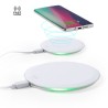 Chargeur Rapide Sans Fil Personnalisé 10W Pas Cher Lumbert Couleurs : blanc personnalisable avec votre logo