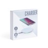 Chargeur Rapide Sans Fil Personnalisé 10W Pas Cher Lumbert Couleurs : blanc impression haute définition