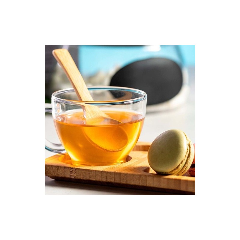 Set Morkel : Mug en verre et bambou