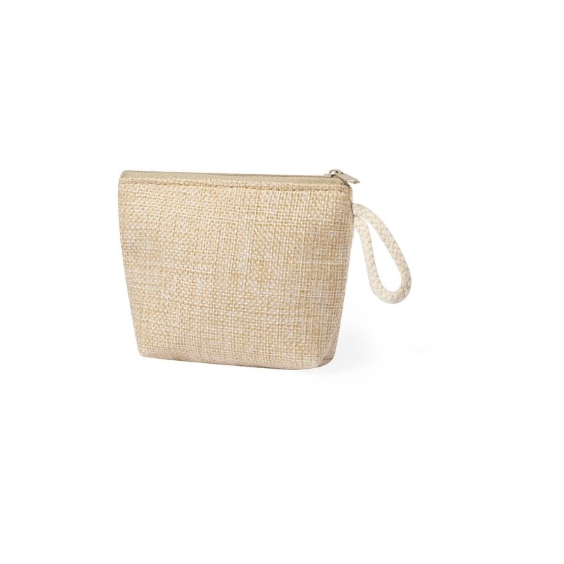 Porte Monnaie Éco-responsable Cadeau d'Entreprise Idéal Narse Matières : coton Couleurs : naturel