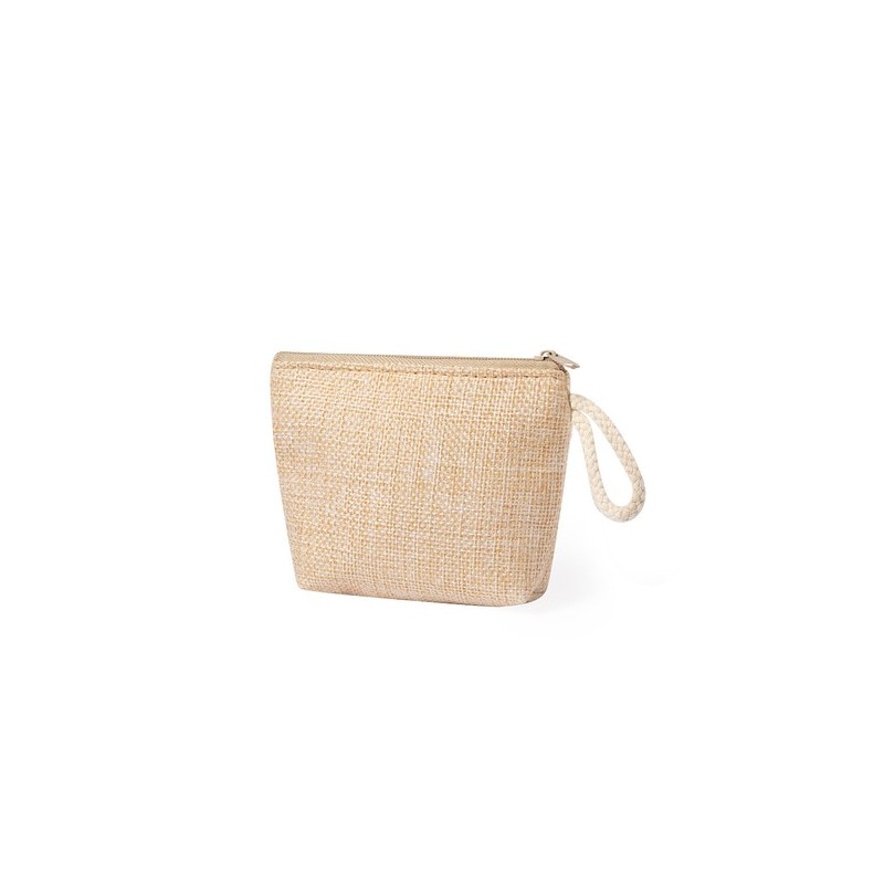Porte Monnaie Éco-responsable Cadeau d'Entreprise Idéal Narse Matières : coton Couleurs : naturel personnalisable avec votre log