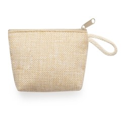 Porte Monnaie Éco-responsable Cadeau d'Entreprise Idéal Narse Matières : coton Couleurs : naturel cadeau entreprise pas cher