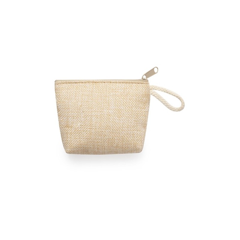 Porte Monnaie Éco-responsable Cadeau d'Entreprise Idéal Narse Matières : coton Couleurs : naturel cadeau entreprise pas cher