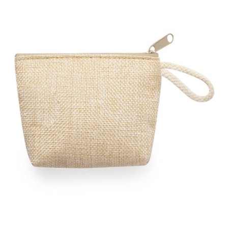 Porte Monnaie Éco-responsable Cadeau d'Entreprise Idéal Narse Matières : coton Couleurs : naturel cadeau entreprise pas cher