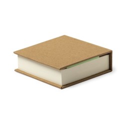 Porte Notes Éco-responsable Personnalisé pas cher Leryl Matières : carton recyclé Couleurs : naturel