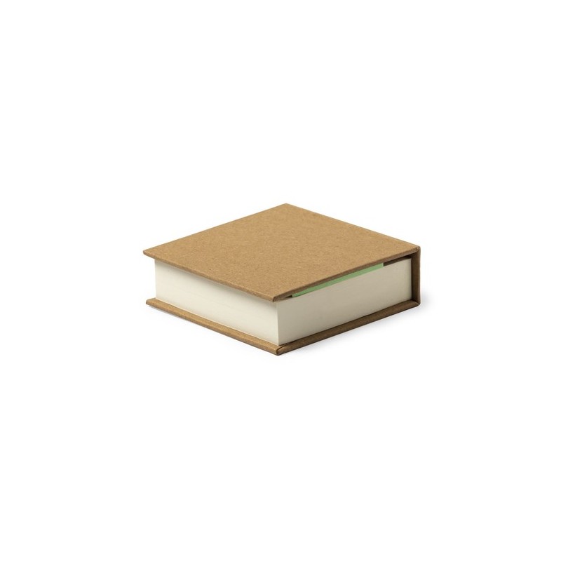 Porte Notes Éco-responsable Personnalisé pas cher Leryl Matières : carton recyclé Couleurs : naturel