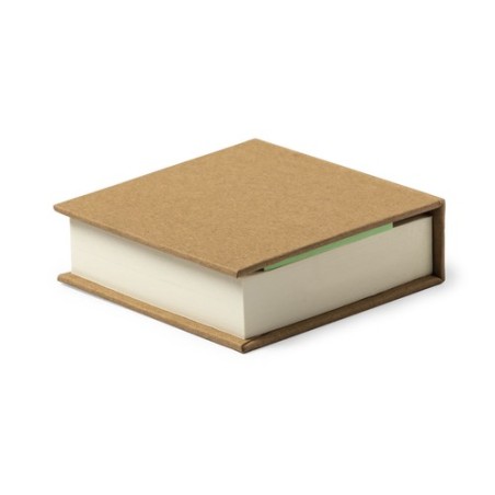 Porte Notes Éco-responsable Personnalisé pas cher Leryl Matières : carton recyclé Couleurs : naturel