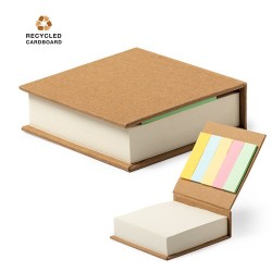 Porte Notes Éco-responsable Personnalisé pas cher Leryl Matières : carton recyclé Couleurs : naturel 2