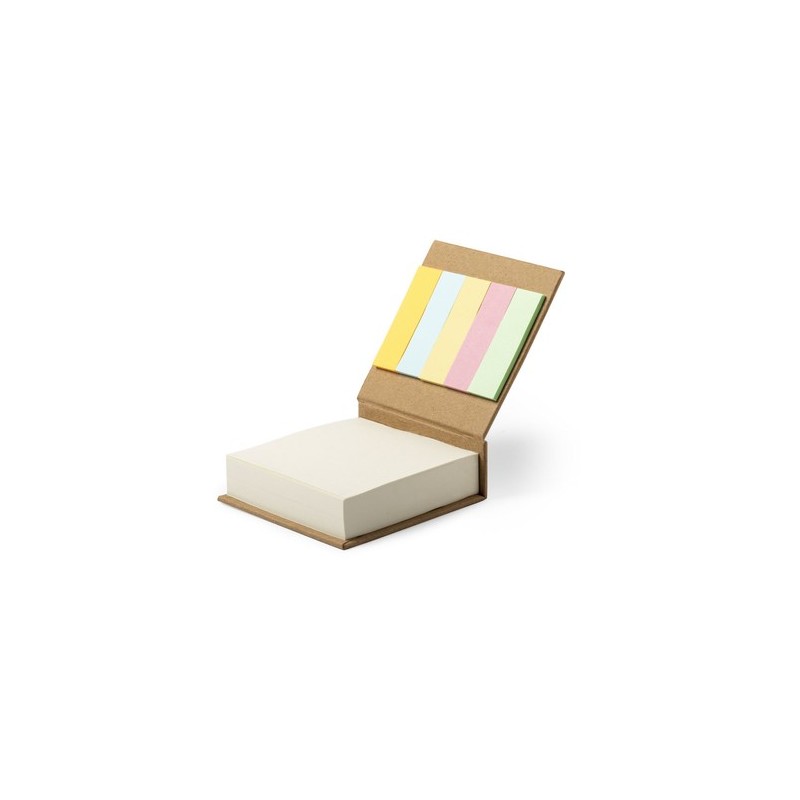 Porte Notes Éco-responsable Personnalisé pas cher Leryl Matières : carton recyclé Couleurs : naturel cadeau entreprise pas cher