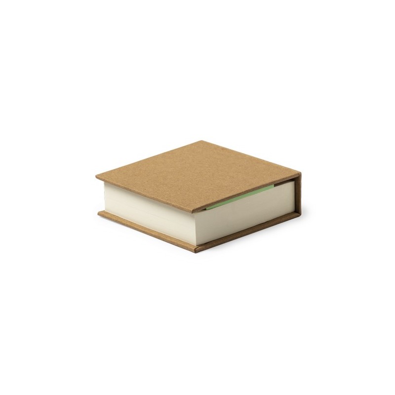 Porte Notes Éco-responsable Personnalisé pas cher Leryl Matières : carton recyclé Couleurs : naturel goodies publicitaire événem