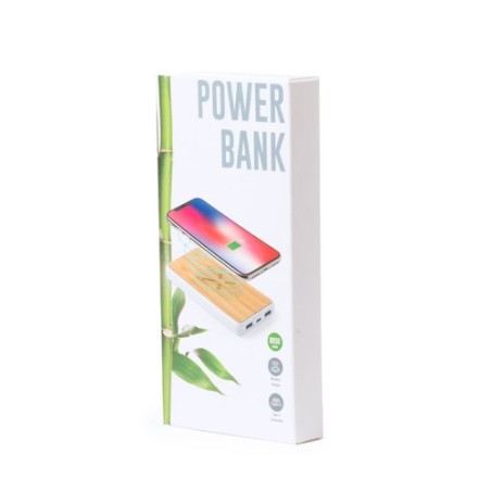 Chargeur Sans Fil Personnalisé Dickens Power Bank Matières : bambou livraison express 24h 48h