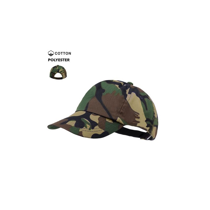 Casquette Personnalisable Camouflage Rambo Matières : coton Couleurs : camouflage personnalisable avec votre logo