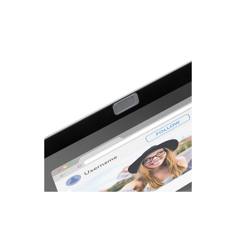 Bloqueur Webcam Personnalisé Éco-responsable - Lacol Couleurs : blanc objet publicitaire robuste