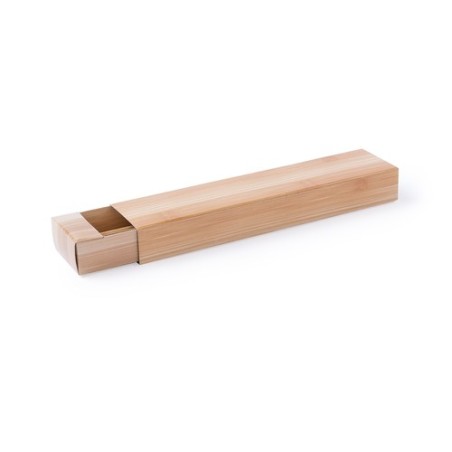 Set de Stylo Publicitaire Personnalisé - Stylo à Bille et Porte-Mines Heleon Matières : bambou objet promotionnel éco-responsabl