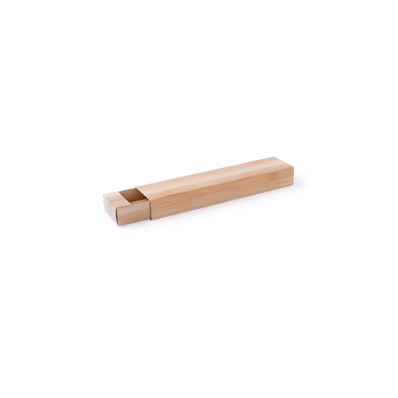 Set de Stylo Publicitaire Personnalisé - Stylo à Bille et Porte-Mines Heleon Matières : bambou personnalisation rapide en France