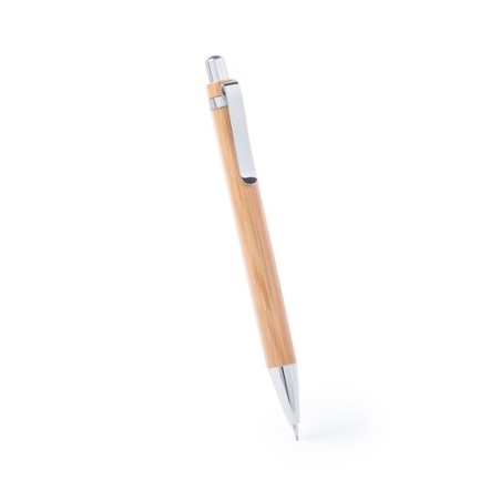 Set de Stylo Publicitaire Personnalisé - Stylo à Bille et Porte-Mines Heleon Matières : bambou accessoire événementiel unique