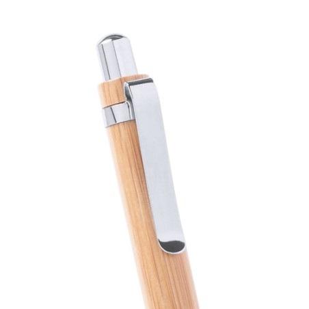 Set de Stylo Publicitaire Personnalisé - Stylo à Bille et Porte-Mines Heleon Matières : bambou impression logo haute qualité