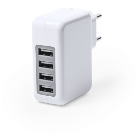 Chargeur USB Gregor - Rechargez 4 appareils simultanément
