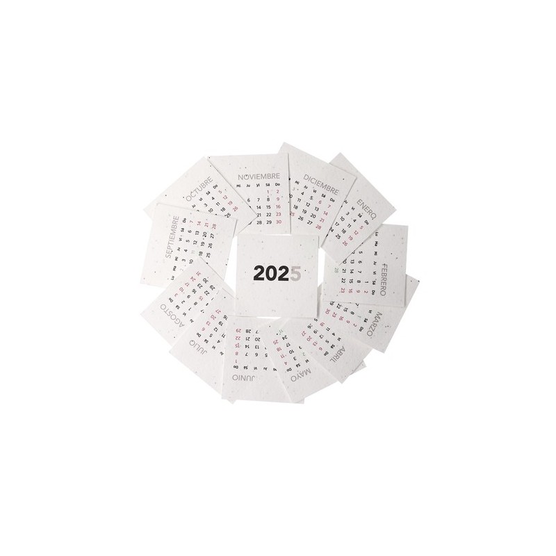 Calendrier Bureau Ensemencé Krily