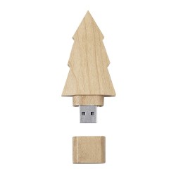 Clé USB 16GB personnalisée pas cher Neskup Matières : bois Couleurs : naturel