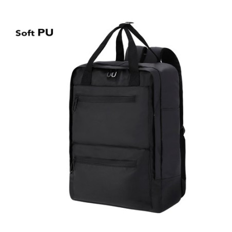 Sac à dos personnalisé pas cher Flipex Matières : PU Couleurs : noir personnalisable avec votre logo