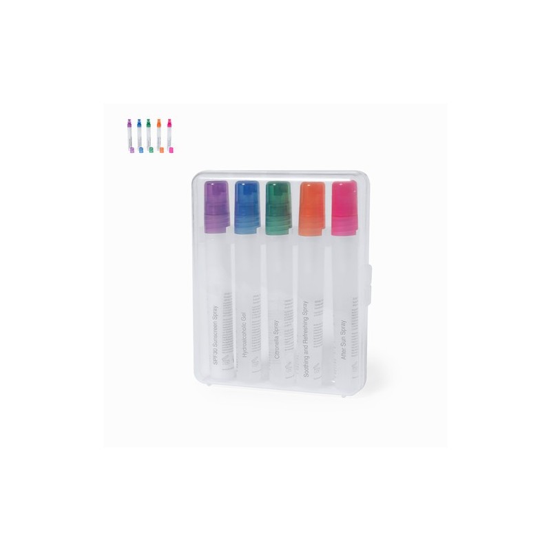 Set de Gel Antibactérien Éco-responsable et Protection Solaire Personnalisé à Prix Abordable Yohan Matières : polypropylène (PP)