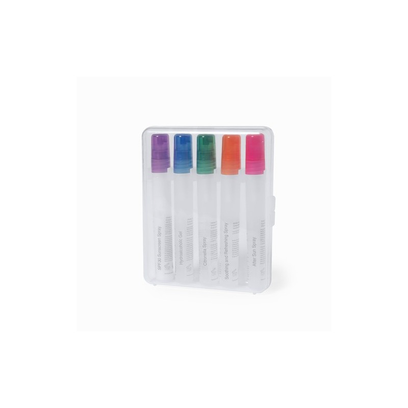 Set de Gel Antibactérien Éco-responsable et Protection Solaire Personnalisé à Prix Abordable Yohan Matières : polypropylène (PP)