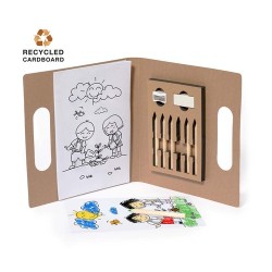 Kit de Coloriage Éco-responsable Personnalisé Pas Cher - Clumber Matières : carton recyclé