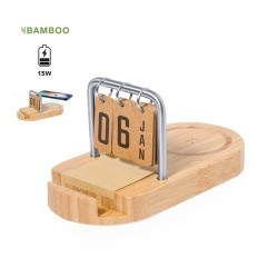 Chargeur Éco-responsable Multifonction Sainford Matières : bambou