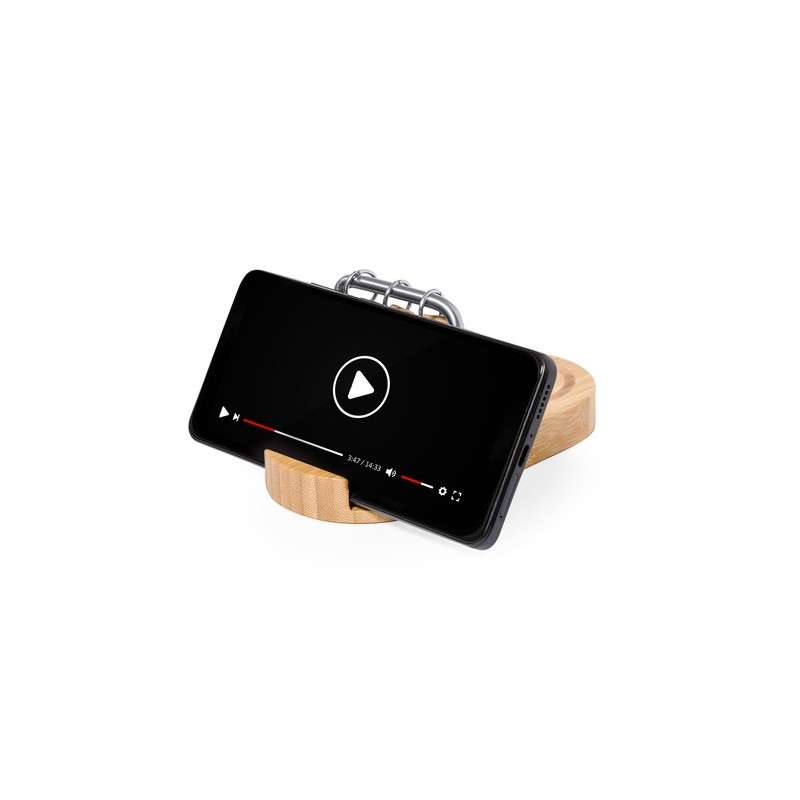 Chargeur Éco-responsable Multifonction Sainford Matières : bambou impression haute définition