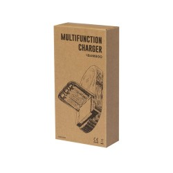 Chargeur Éco-responsable Multifonction Sainford Matières : bambou livraison express 24h 48h