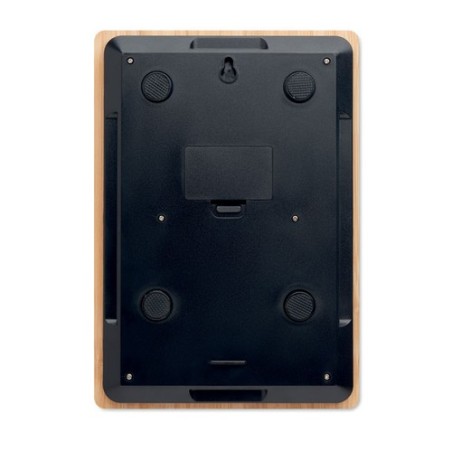 Balance de cuisine  en bambou ABS personnalisée - PRECISE Matières : bambou Couleurs : bois personnalisable avec votre logo