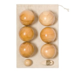 Boules Artisanales Personnalisées de Pétanque Delero à Prix Discount Matières : bois objet promotionnel éco-responsable
