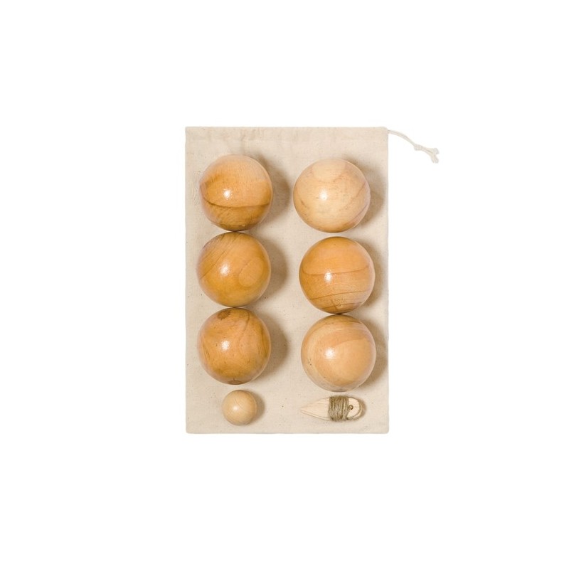 Boules Artisanales Personnalisées de Pétanque Delero à Prix Discount Matières : bois objet promotionnel éco-responsable