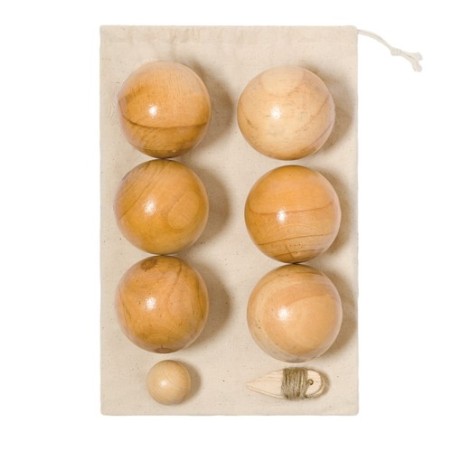 Boules Artisanales Personnalisées de Pétanque Delero à Prix Discount Matières : bois objet promotionnel éco-responsable