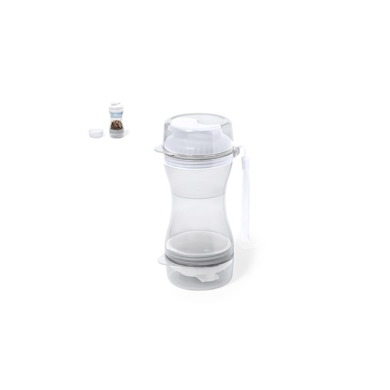 Set d'Accessoires Pratiques Personnalisés pour Animaux de Compagnie Treiver Matières : ABS Couleurs : blanc personnalisable avec