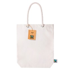 Sac Éthique Personnalisé de Shopping Hexa Fairtrade pas cher Matières : coton Couleurs : naturel