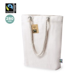 Sac Éthique Personnalisé de Shopping Hexa Fairtrade pas cher Matières : coton Couleurs : naturel 2