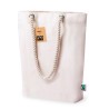Sac Éthique Personnalisé de Shopping Hexa Fairtrade pas cher Matières : coton Couleurs : naturel cadeau entreprise pas cher