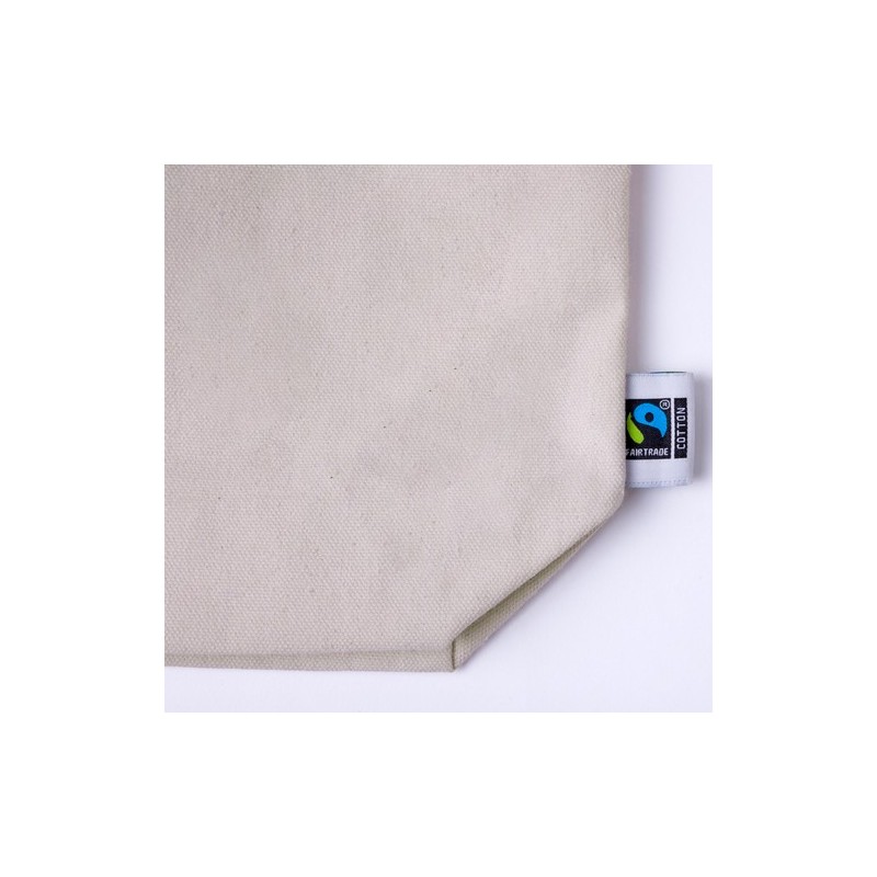 Sac Éthique Personnalisé de Shopping Hexa Fairtrade pas cher Matières : coton Couleurs : naturel marquage laser ultra précis
