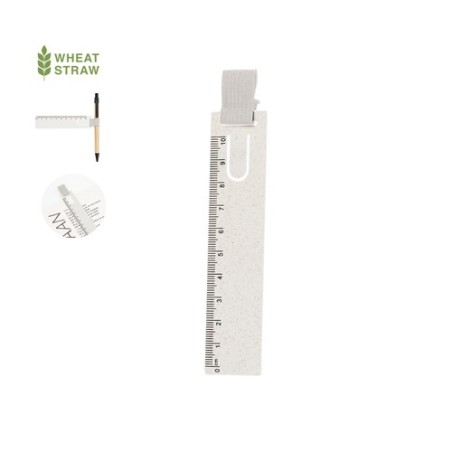 Règle Personnalisée Marque Pages Loiza en Aluminium Roller Suton Matières : ABS Couleurs : naturel personnalisable avec votre lo