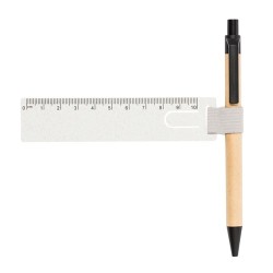Règle Personnalisée Marque Pages Loiza en Aluminium Roller Suton Matières : ABS Couleurs : naturel impression haute définition