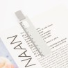 Règle Personnalisée Marque Pages Loiza en Aluminium Roller Suton Matières : ABS Couleurs : naturel marquage laser ultra précis