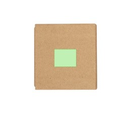 Porte-Crayons Éco-responsable et Porte-Notes Arolax Matières : carton recyclé Couleurs : naturel impression haute définition