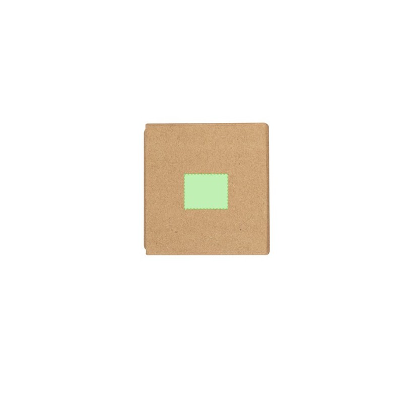 Porte-Crayons Éco-responsable et Porte-Notes Arolax Matières : carton recyclé Couleurs : naturel impression haute définition