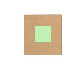 Porte-Crayons Éco-responsable et Porte-Notes Arolax Matières : carton recyclé Couleurs : naturel marquage laser ultra précis